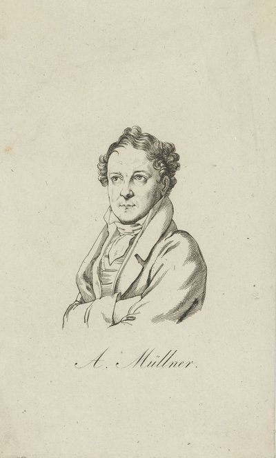 Amandus Gottfried Adolf Müllner 1774-1829, 1810-1820 - Unbekannt