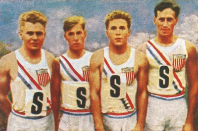 Équipe américaine, relais 4 x 100m, 1928 - Unbekannt