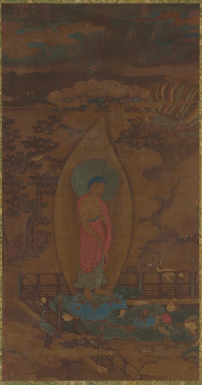 Amitabha accueillant une âme au paradis, dynastie Ming, 16e-17e siècle - Unbekannt