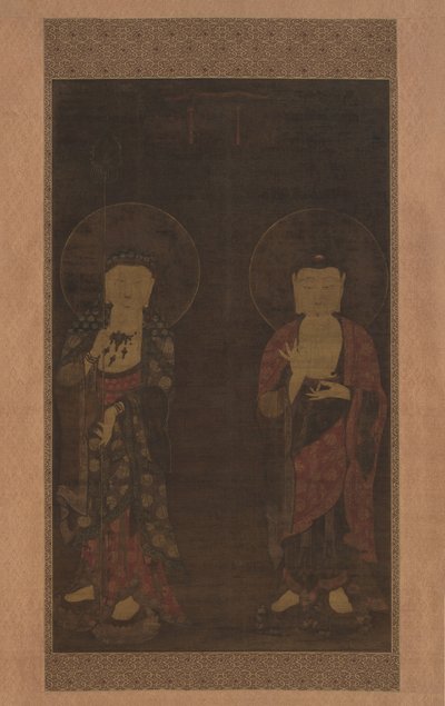 Amitabha et Kshitigarba - Unbekannt