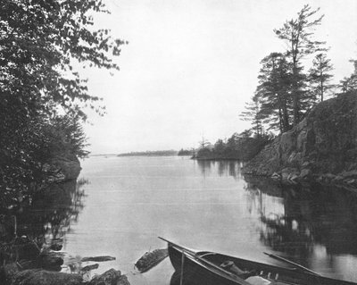 Parmi les Mille Îles du fleuve Saint-Laurent, Canada, vers 1900 - Unbekannt