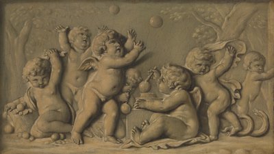 Amorini en jeu, une paire, 1770-1790 - Unbekannt