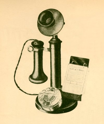 Un récepteur téléphonique automatique, vers 1930 - Unbekannt