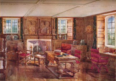 Un salon élisabéthain, XIXe siècle, 1923 - Unbekannt