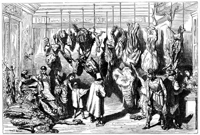 Un boucher anglais, Boulevard Haussmann, Paris, 1871 - Unbekannt