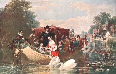 Un épisode des jours heureux de Charles Ier, 1853, vers 1902 - Unbekannt