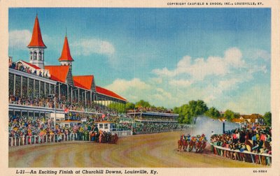 Une arrivée excitante à Churchill Downs, Louisville, Ky - Unbekannt