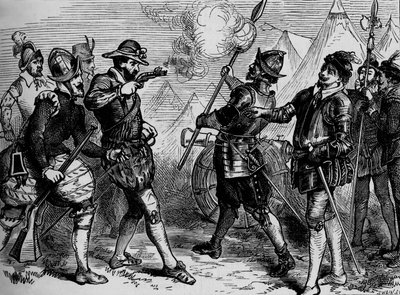 Un incident lors du siège de Leith, 1548-1560, vers 1880 - Unbekannt