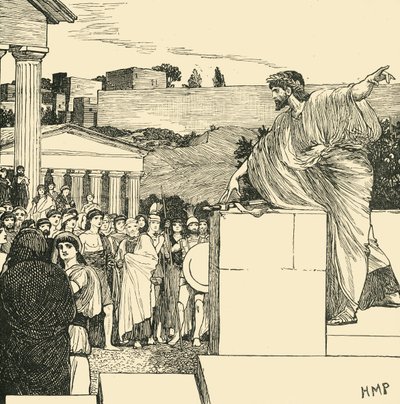 Une oraison de Démosthène, 1890 - Unbekannt