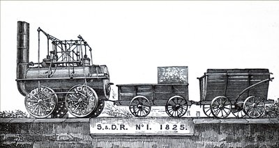 Une locomotive construite par George Stephenson - Unbekannt