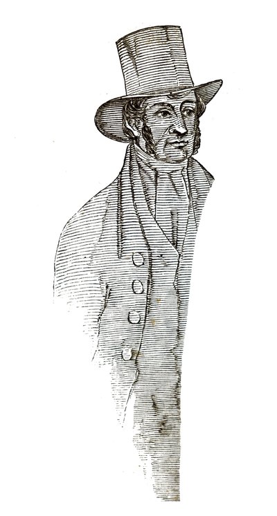 Un gentleman anglais avec un chapeau haut de forme - Unbekannt