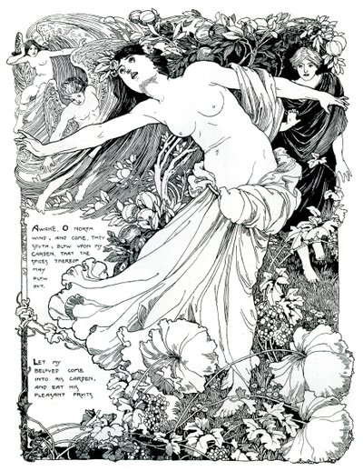 Une illustration pour Le Cantique des Cantiques, 1899 - Unbekannt