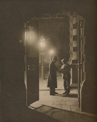 Un incident à The Yard aux petites heures, vers 1935 - Unbekannt