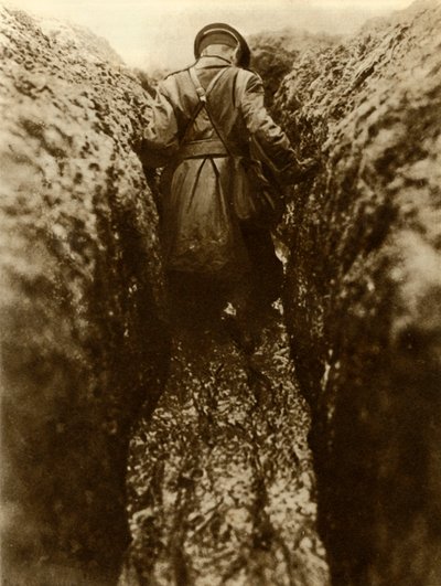 Un officier dans les tranchées, France, Première Guerre mondiale, 1916, 1935 - Unbekannt