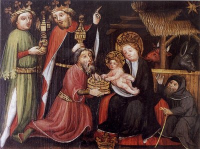 Adoration des Mages, maître inconnu, vers 1400; Fondation évangélique de l