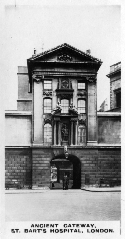 Ancienne porte, hôpital St Barts, Londres, c1920s - Unbekannt