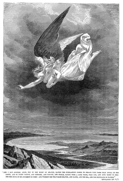 Et je vis un autre ange voler au milieu du ciel... - Unbekannt
