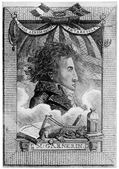 André Jacques Garnerin, aéronaute français et premier parachutiste, vers 1800 - Unbekannt