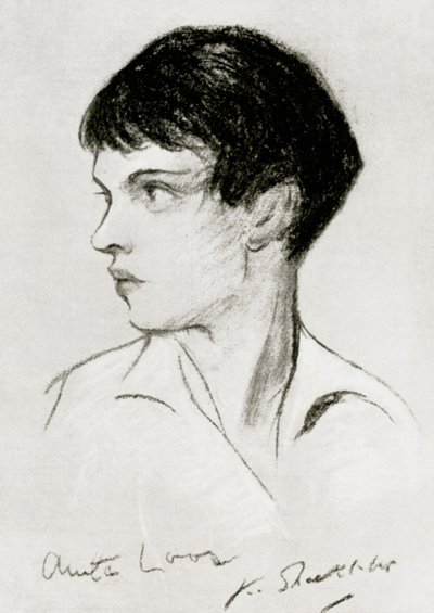 Anita Loos 1888-1981, scénariste, dramaturge et auteure américaine, début du 20e siècle - Unbekannt