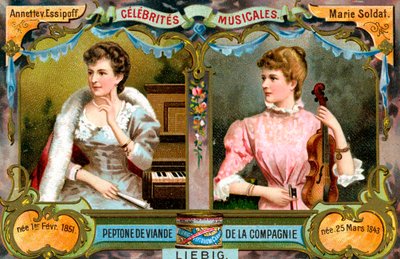 Annette von Essipoff et Marie Soldat, vers 1900 - Unbekannt