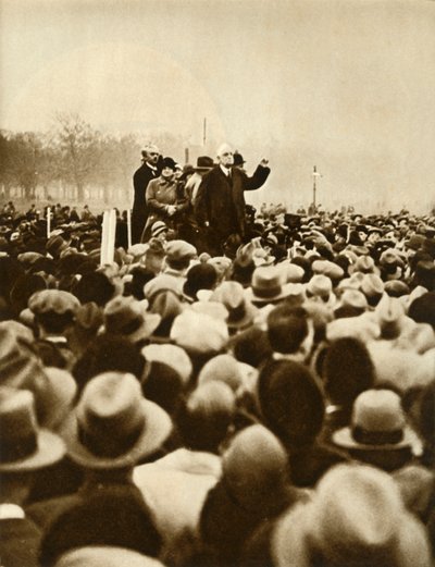 Manifestation anti-gouvernementale, Hyde Park, Londres, 6 février 1933 - Unbekannt