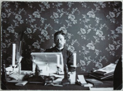 Anton Tchekhov dans son bureau à Yalta - Unbekannt