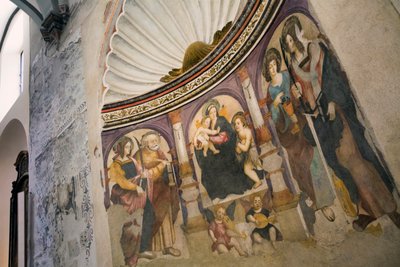 Aoste, Italie. Autel de Sainte Lucie - Unbekannt