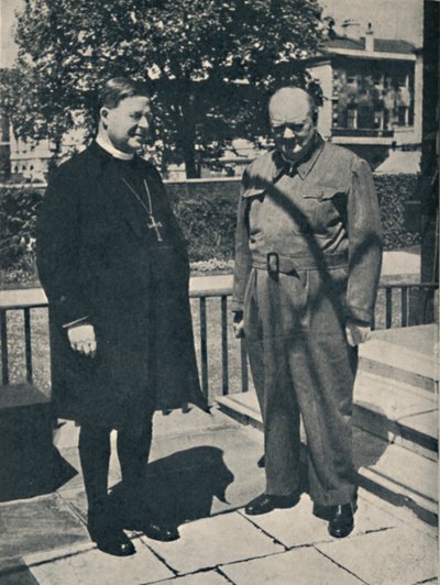 Archevêque de Canterbury au numéro 10, Downing Street, vers 1943, 1945 - Unbekannt