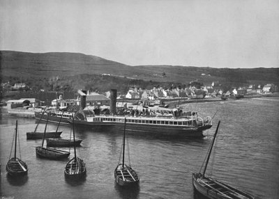 Ardrishaig - Le vapeur Columba au quai d