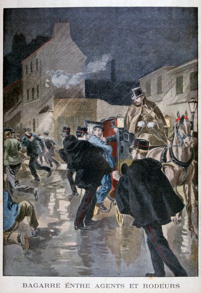 Arrêté par la police, Paris, 1900 - Unbekannt
