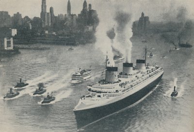 Arrivée à New York du Normandie, 1936 - Unbekannt