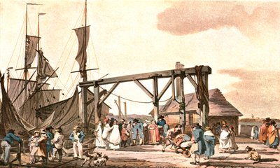 Arrivée du Hoy à Margate, 1808, vers 1900 - Unbekannt