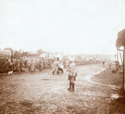 Arrivée à Revigny, nord de la France, vers 1914-1918 - Unbekannt