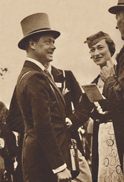 Ascot, juin, 1935 - Roi Édouard, alors prince de Galles, avec Mme Simpson, 1937 - Unbekannt