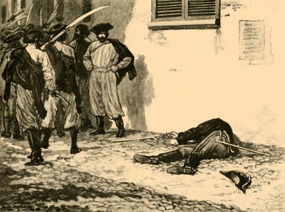 Assassinat du comte Franz Philipp von Lamberg, Budapest, Hongrie, 1848, vers 1890 - Unbekannt