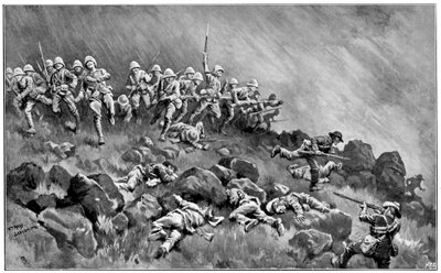 Assaut sur Wagon Hill, 2ème guerre des Boers, 6 janvier 1900 - Unbekannt