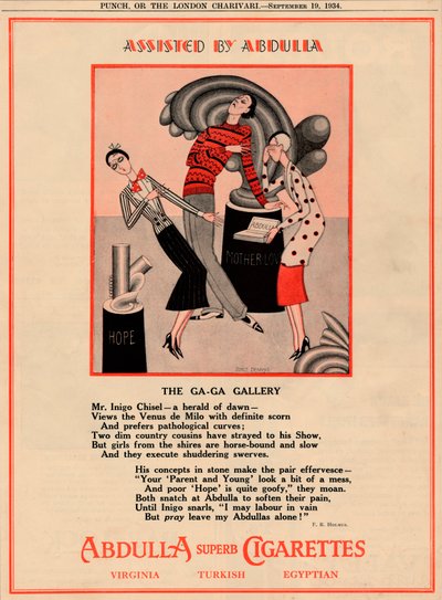 Assisté par Abdulla - La Galerie Ga-Ga, 1934 - Unbekannt
