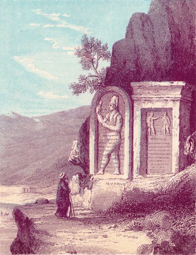 Sculpture assyrienne au Nahr El Kelb ou Dog River, XIXe siècle - Unbekannt