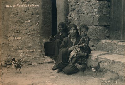 À la maison à Sakkara, Égypte, 1936 - Unbekannt