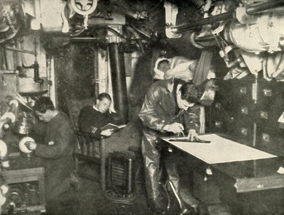 Au fond de la mer. Dans la salle des officiers d