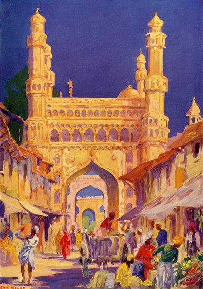 Au Char Minar à Hyderabad, vers 1948 - Unbekannt