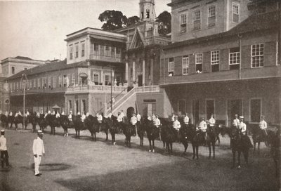 Au quartier général de la police militaire, 1914 - Unbekannt
