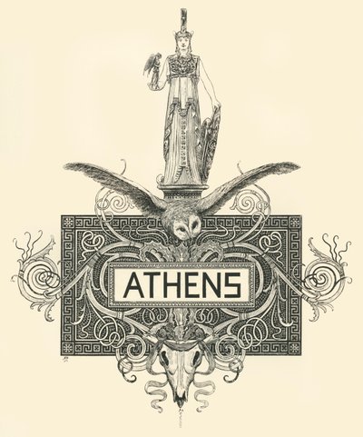 Athènes, fin 19ème-début 20ème siècle - Unbekannt