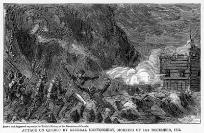 Attaque de Québec par le général Montgomery, matin du 31 décembre 1755, 1877 - Unbekannt