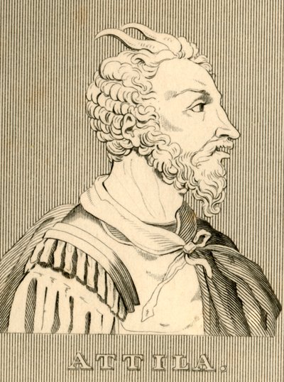 Attila, vers 406-453, 1830 - Unbekannt
