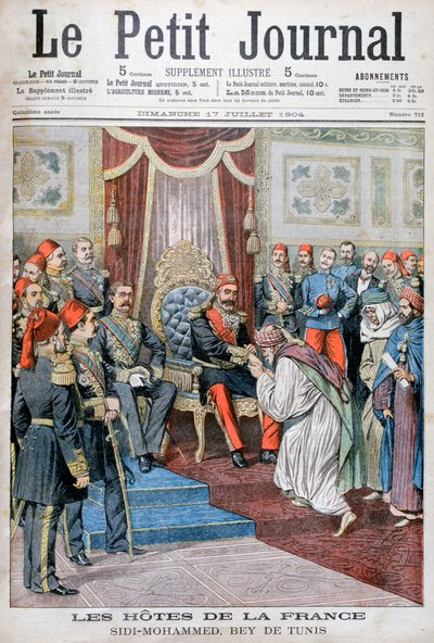 Audience avec Muhammad IV al-Hadi, le Bey de Tunis, 1904 - Unbekannt