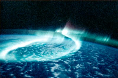 Aurore boréale vue depuis l