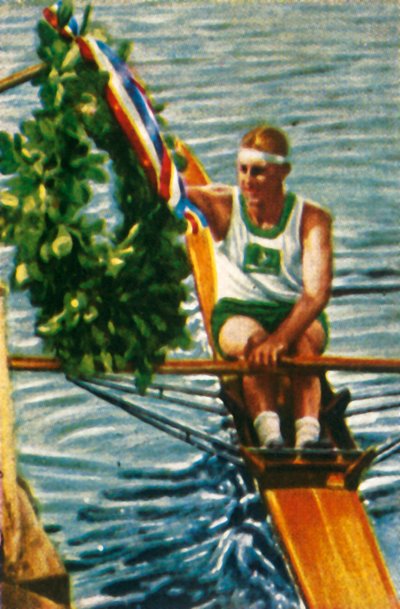 Le rameur australien Bobby Pearce remporte le skiff individuel - Unbekannt