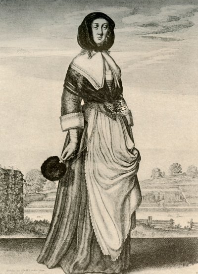 Automne - Une Anglaise en capuche et tablier, règne de Charles I, c1620-1640, 1937 - Unbekannt