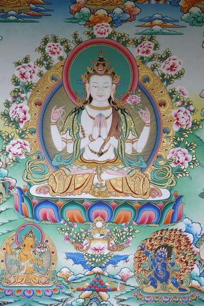 Avalokitesvara, bouddha de la compassion, Katmandou, Népal - Unbekannt